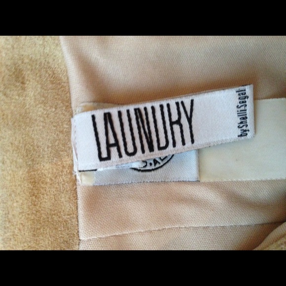 Laundry by Shelli Segal suede mini skirt - Picture 3 of 4